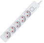 Сетевой фильтр Perfeo Real Stream PF_E1506, 3500W, 3,0м, 5 розеток, 16A, Белый