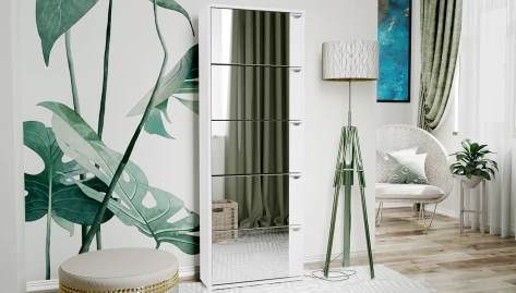 Тумба для обуви Тип 9 (Белый Ясень) - Три Я - фото в интернет-магазине Арктика