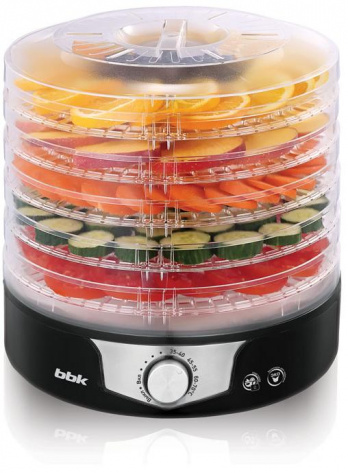 Сушилка для овощей и фруктов BBK BDH301M ч/мет - фото в интернет-магазине Арктика