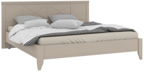 Спальня "Кантри" (КА-800.28) кровать 180*200 (Кашемир серый) - Ангстрем - фото в интернет-магазине Арктика