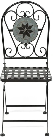 Стул "Secret de Maison VICENZA2 (mod. PL08-1070-1-GBRN) металл, 36х35х91см, черный/плитка "ASTRA) - Тетчер - фото в интернет-магазине Арктика