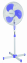 Вентилятор напольный Scarlett SC-SF111B10 белый/фиолетовый - фото в интернет-магазине Арктика