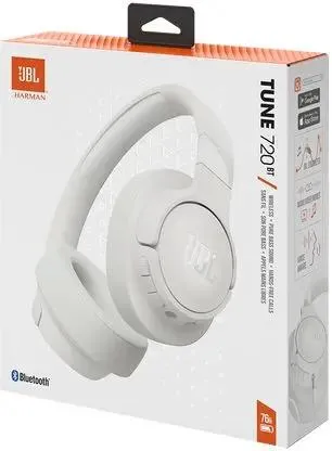 Наушники JBL T720BT White (JBLT720BTWHT) Tune 720BT - фото в интернет-магазине Арктика