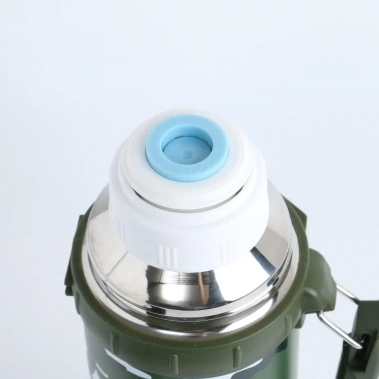 Термос, 1.2 л, "Камуфляж", с кружкой, сохраняет тепло 18 ч 7109230 -  Сима-ленд - фото в интернет-магазине Арктика