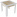 Стол обеденный "Хьюстон" Т3 (белый/крафт золотой) - Три Я - каталог товаров магазина Арктика