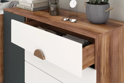 Детская "Тризиль" (дуб барокко/зеленый камень) - Столлайн - фото в интернет-магазине Арктика