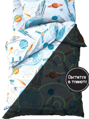 Постельное белье "Этель" 1,5 сп Ракеты 5017254 - Сима-ленд - каталог товаров магазина Арктика