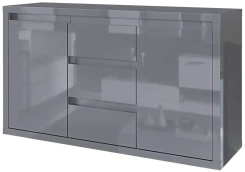 Гостиная "Норден" СТЛ 321.02 комод (серый глянец) - Столлайн - каталог товаров магазина Арктика