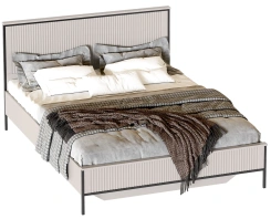 Спальня "Нора" кровать 160*200 (персидский жемчуг/вереск ромено) - Мебельград - каталог товаров магазина Арктика