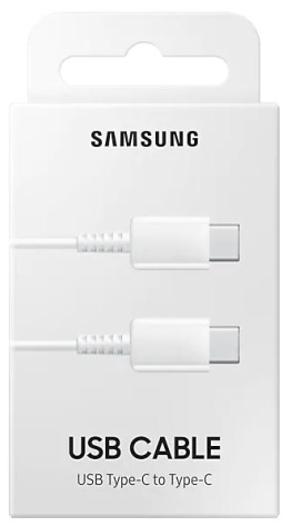 Кабель Samsung EP-DA705BWRGRU White Type-C 1m 3A 60W - фото в интернет-магазине Арктика