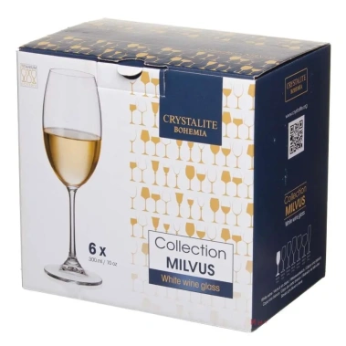 Набор бокалов "MILVUS" БСС0315 300 мл/6 шт - Богемия  - фото в интернет-магазине Арктика