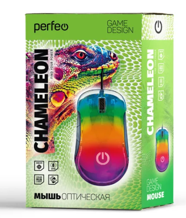 Мышь Perfeo CHAMELEON (PF-B4904) (черная) - фото в интернет-магазине Арктика
