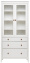 Гостиная "Мира" шкаф-витрина 23 (белый) - Импэкс - фото в интернет-магазине Арктика