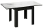 Стол обеденный "Хьюстон" Т1 (Черный/Белый мрамор) - Три Я - фото в интернет-магазине Арктика