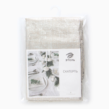 Скатерть "Этель" серебро 10100592 140*180 см - Сима-ленд - фото в интернет-магазине Арктика