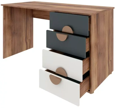 Детская "Тризиль" 476.06 стол письменный (дуб барокко/зеленый камень) - Столлайн - фото в интернет-магазине Арктика