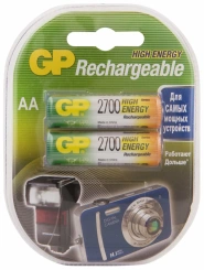 Аккумулятор GP HR6-2BL AA 2700 mAh 2 шт - каталог товаров магазина Арктика