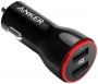 Зарядное устройство авто Anker PowerDrive 2 24W Dual + кабель micro usb 0,9m A2310 Black