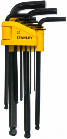 Набор ключей-шестигранников Stanley 0-69-256 (9 шт.; 1,5-10 мм; HEX; пенал) - фото в интернет-магазине Арктика