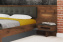 Спальня "Глазго" тумба прикроватная 1 ящ (Таксония/графит) - Мебельград - фото в интернет-магазине Арктика