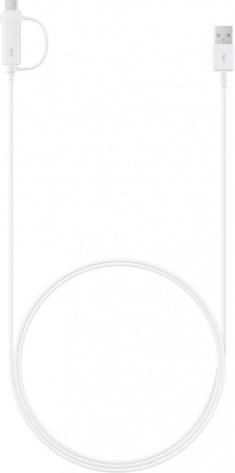 Кабель Samsung EP-DG930DWEGRU white USB-Micro USB+Type-C 1.5m - фото в интернет-магазине Арктика