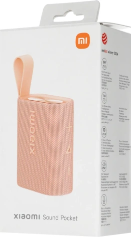 Портативная акустика Xiaomi Sound Pocket 5W Pink S28H-GL (QBH4380GL) - фото в интернет-магазине Арктика