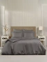 Постельное белье Arya Vip из Однотонного Сатина 1.5 Сп. 160x220 Серый - Ария