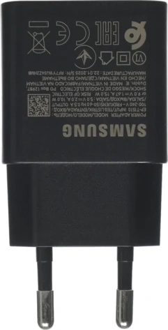Зарядное устройство сетевое Samsung 15W EP-T1510NBEGRU Black - фото в интернет-магазине Арктика