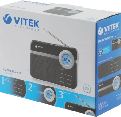 Радиоприемник Vitek VT-3592 - фото в интернет-магазине Арктика