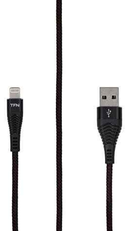 Кабель TFN USB-Lightning 8-pin Forza 1m Black (TFN-CFZLIGUSB1MBK)* - фото в интернет-магазине Арктика