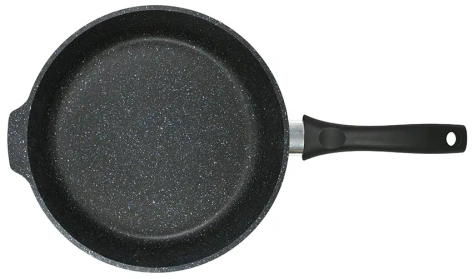 Сковорода глубокая "Granit" (black) сггч260а 26 см - Кукмара - фото в интернет-магазине Арктика