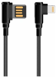 Кабель LDNIO LS421 USB-Lightning 1m 2.4A Gray (LD_B4621) - каталог товаров магазина Арктика