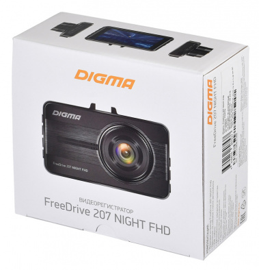 Авторегистратор Digma FreeDrive 207 Night FHD - фото в интернет-магазине Арктика