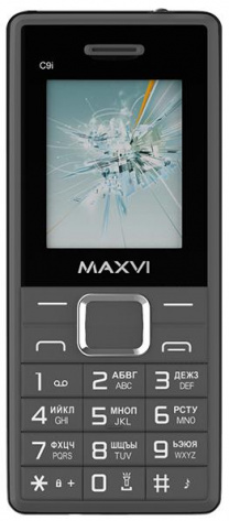 Мобильный телефон Maxvi C9i Grey-Black - фото в интернет-магазине Арктика