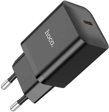 Зарядное устройство сетевое Hoco N27 20W Black (PD+QC+AFC) USB Type-C - фото в интернет-магазине Арктика