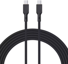 Кабель Aukey Nylon Braided 100w LCD 1m black (AC-CB-MCC101) - каталог товаров магазина Арктика
