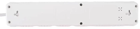 Удлинитель Amper JH-1033U-2W 2,0м, 5 розеток, 10А, 2500 Вт, 3usb, белый - фото в интернет-магазине Арктика