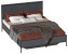 Спальня "Нора" кровать 160*200 (металл бруклин/графит) - Мебельград - фото в интернет-магазине Арктика