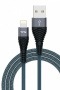Кабель TFN USB-Lightning Forza MFI 1m Grey (TFN-CMFLIGA1MNLGR)*