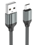 Кабель USB LDNIO Micro LS432 2м (серый) 