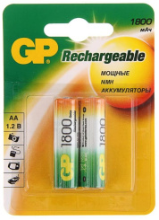 Аккумулятор GP HR6-2BL AA 1800 mAh 2 шт - каталог товаров магазина Арктика