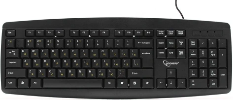 Клавиатура Gembird KB-8351U-BL USB 1,5м (черная) - фото в интернет-магазине Арктика