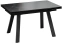 Стол обеденный "Дэкстон" Тип 1 (черный муар/керамика матовая черный мрамор) - Три Я - фото в интернет-магазине Арктика