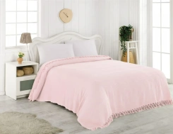 Покрывало EFOR пике 220X240 светло-розовый PEMBE S5123/08 - Эфор - каталог товаров магазина Арктика