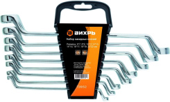 Набор ключей накидных ВИХРЬ 8 шт., 6-22 мм - каталог товаров магазина Арктика