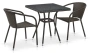 Комплект мебели из иск. ротанга T282BNT/Y137C-W53 Brown (2+1) - Афина-мебель