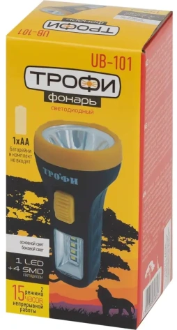 Фонарь Трофи UB-101 1xAA - фото в интернет-магазине Арктика