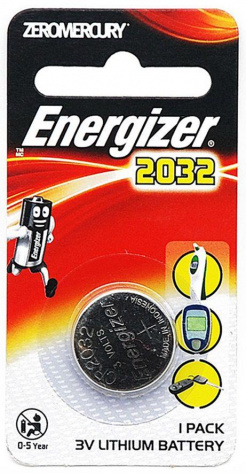 Батарейка Energizer CR2032-1BL 1 шт - фото в интернет-магазине Арктика