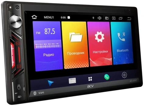 Автомагнитола ACV AD-6910 2DIN - фото в интернет-магазине Арктика