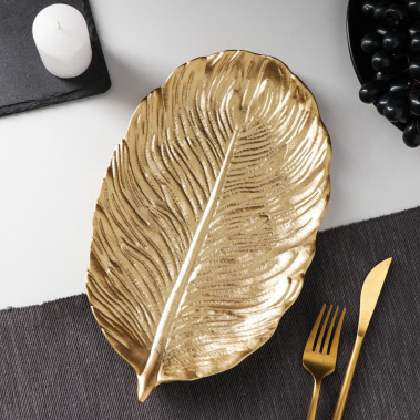 Блюдо "Лист" 7867788 20*18 см - Сима-ленд - фото в интернет-магазине Арктика